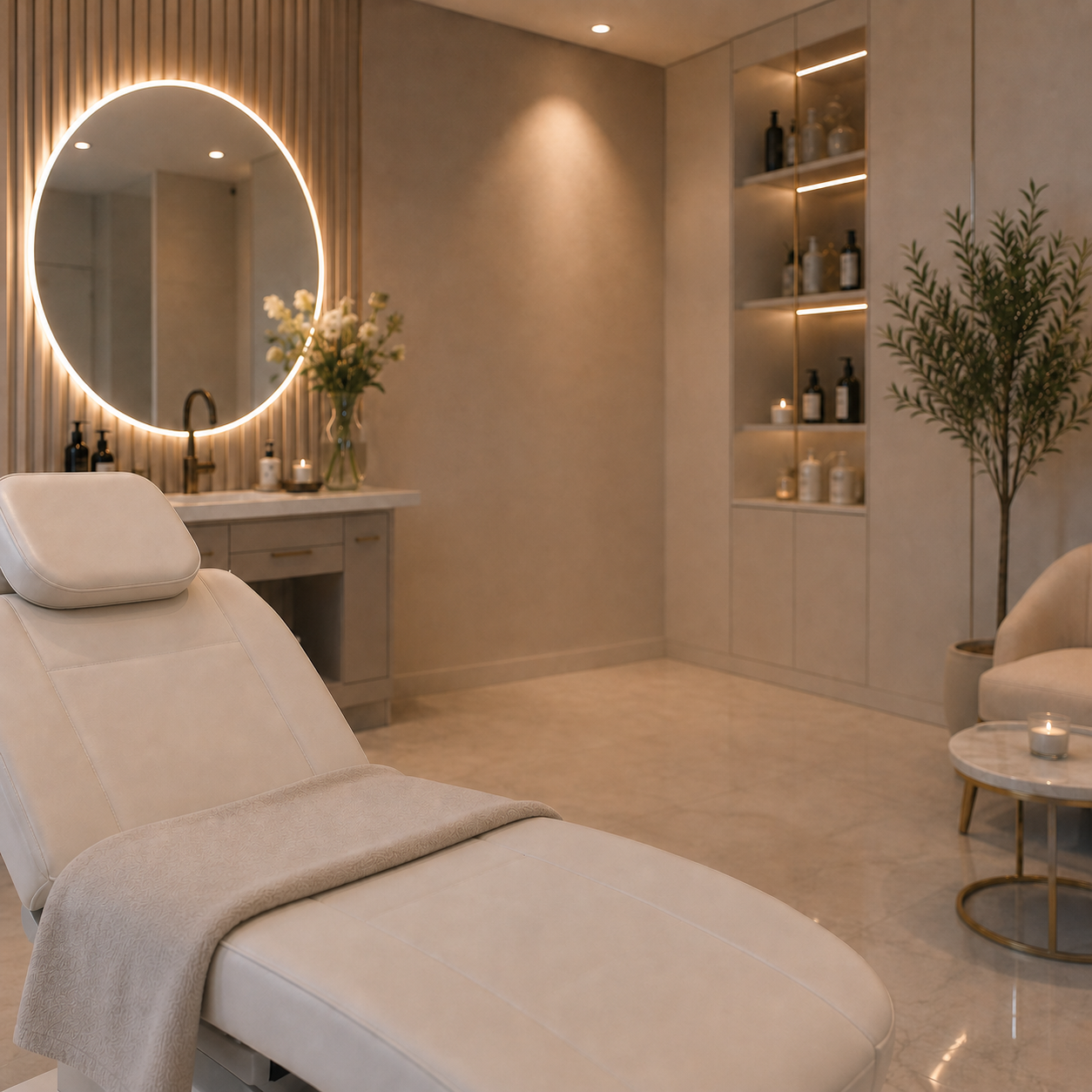 Beauty-Studio mit automatisierten Benachrichtigungen